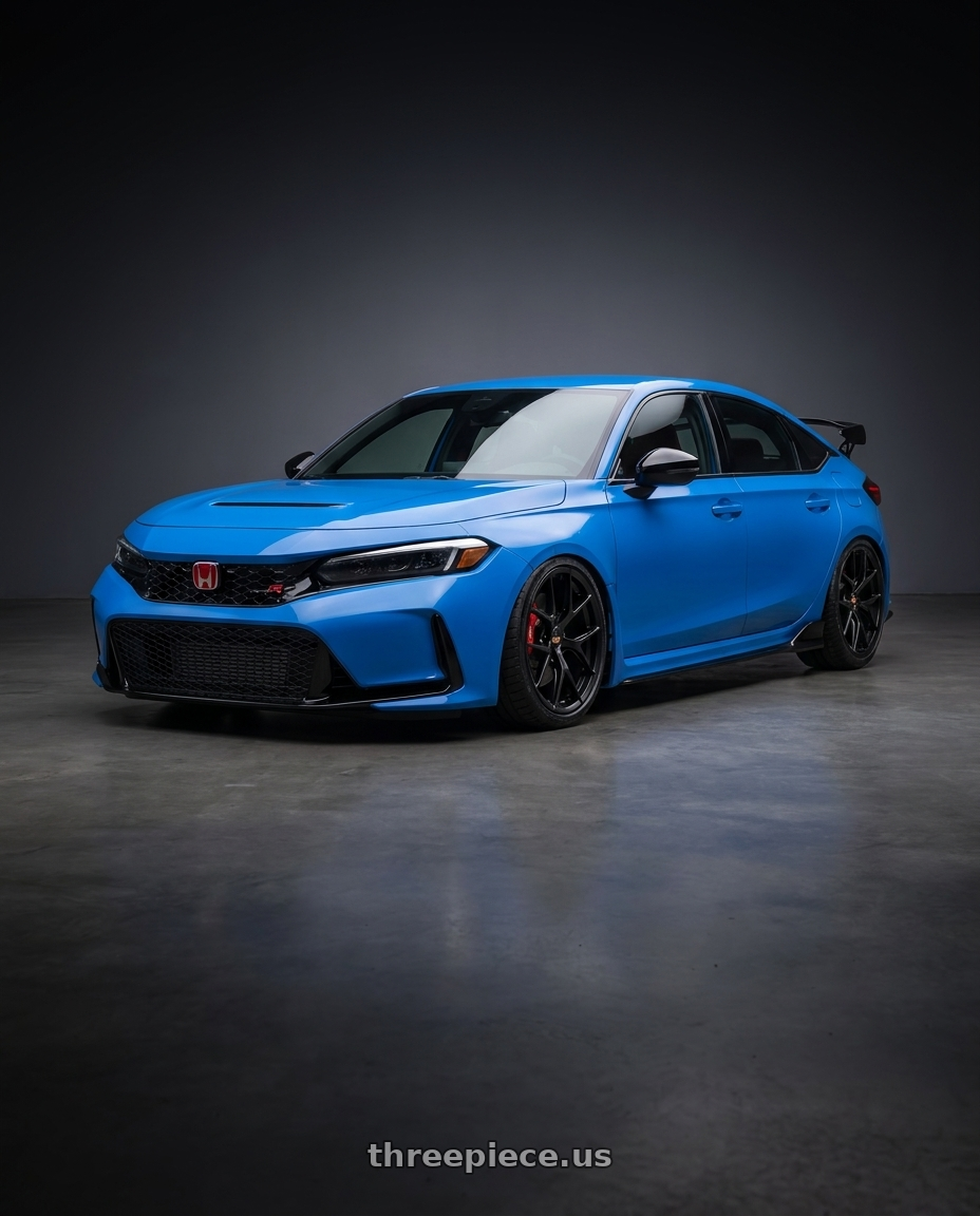 2020 Honda Civic Type R with BBS FI-R 5x120 19x10.5+35 Satin Black wheels