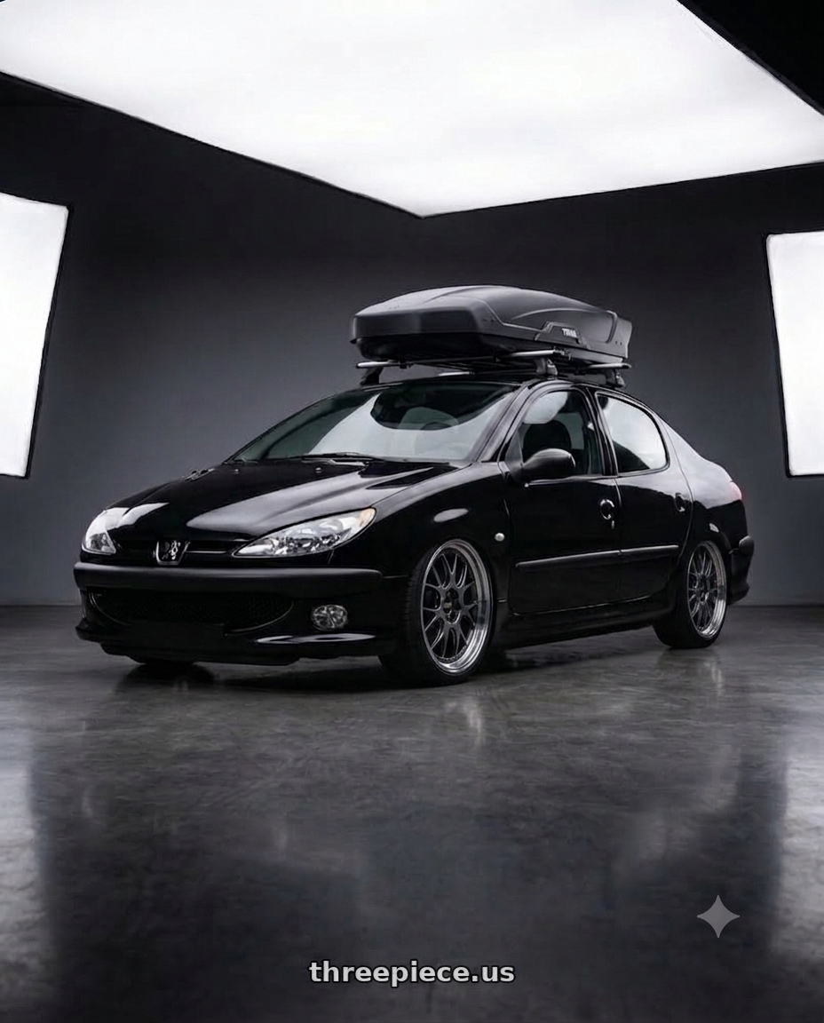 2011 Peugeot 206 SD with BBS LM-R 5x120 19x9.5+25 Diamond Black wheels