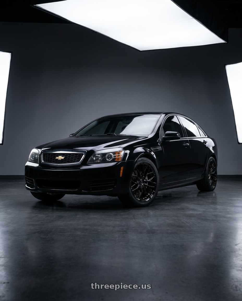 2014 Chevy caprice ppv with DOLCE PERFORMANCE MAGARI 5x120 19x9.5 +40 Gloss Black wheels