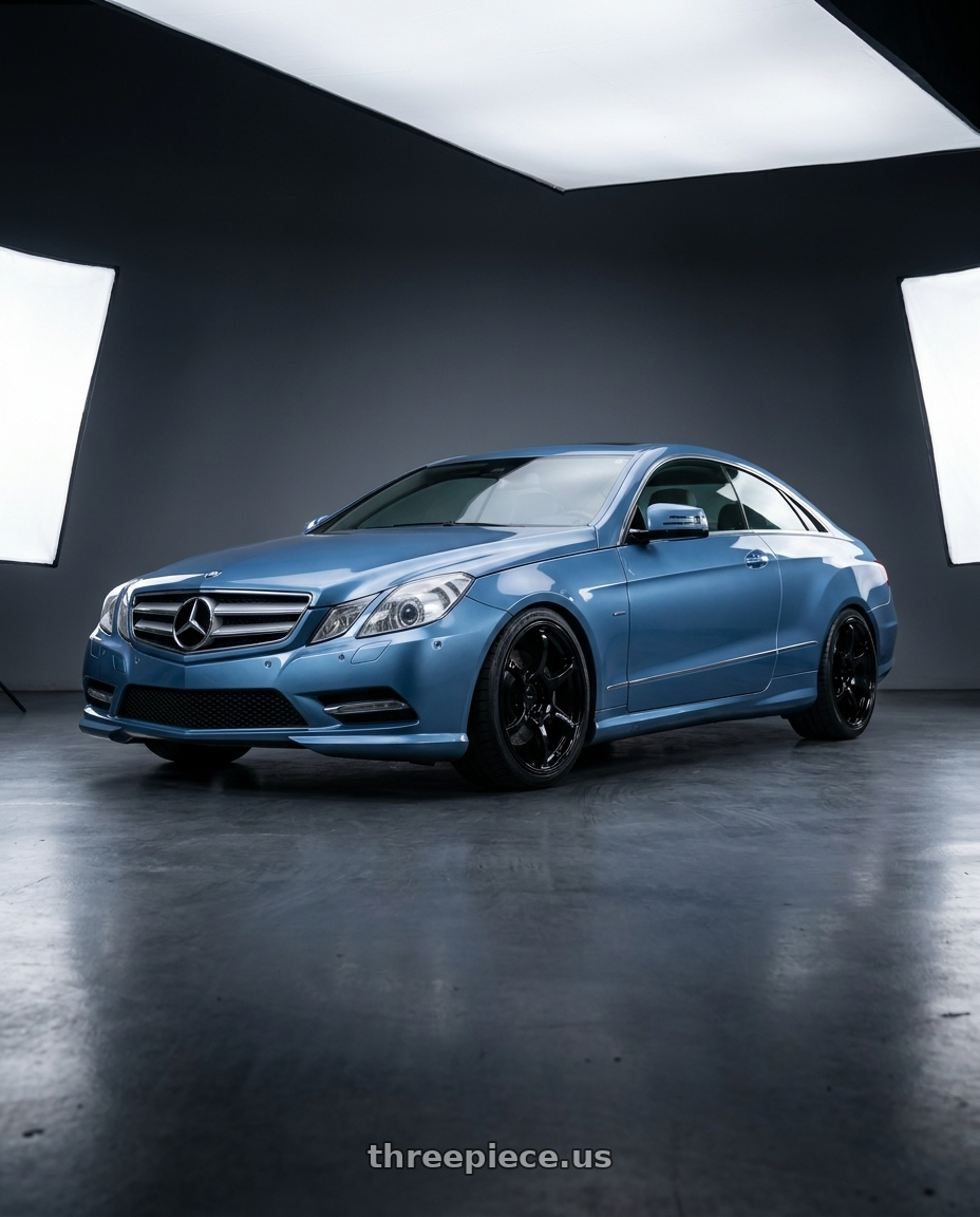 2014 Mercedes-Benz E-Class Coupe C207 with Advan RGIII 5x112 19x8.5+45 Gloss Black wheels