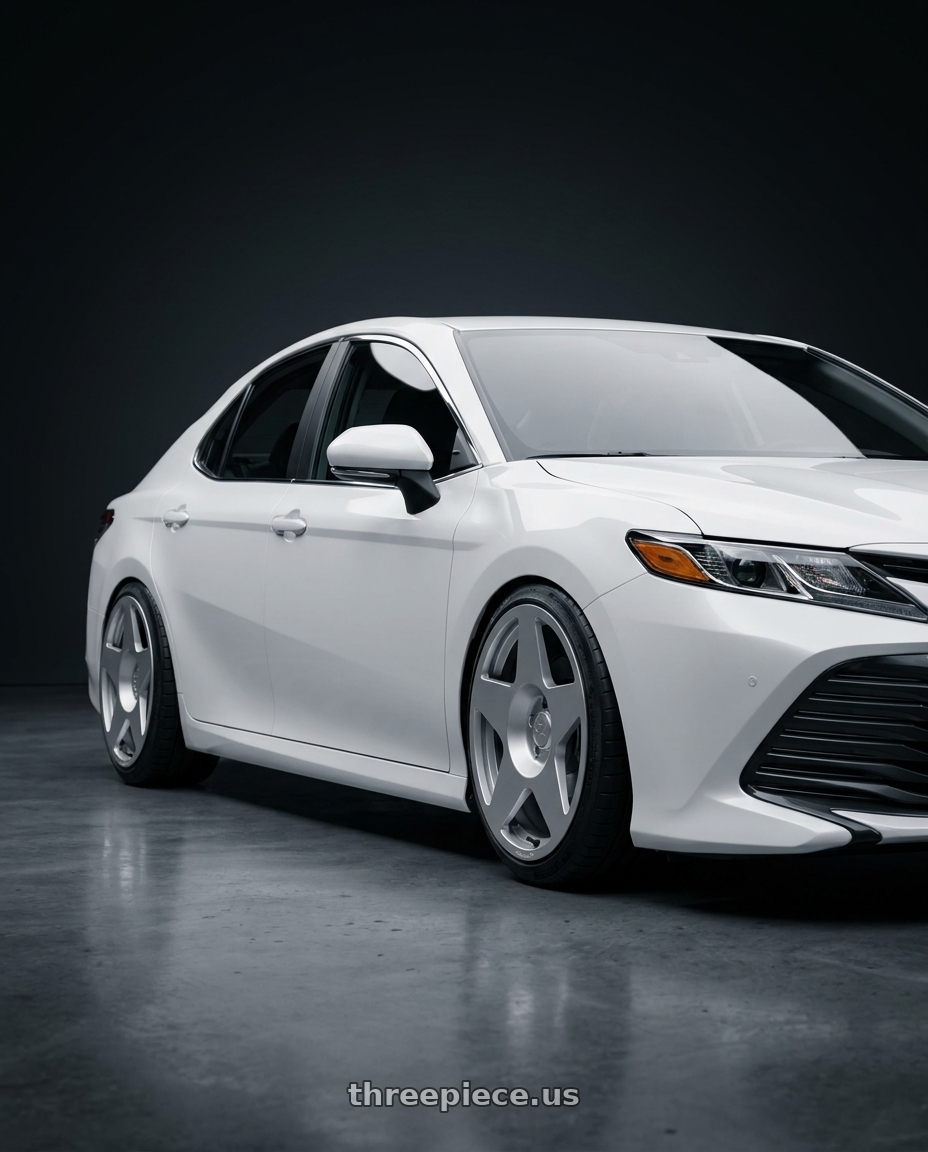 2020 toyota  Camry  with fifteen52 Tarmac 5x108 18X8.5 +42 SPEED SILVER (GLOSS SILVER) wheels