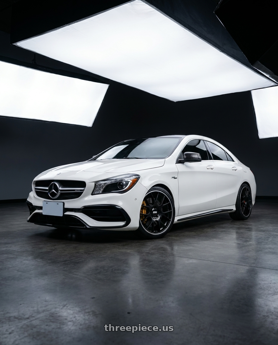 2013 cla 250 with BBS CH-R 5x130 19x12 +45 Satin Black Polished Rim Protector wheels