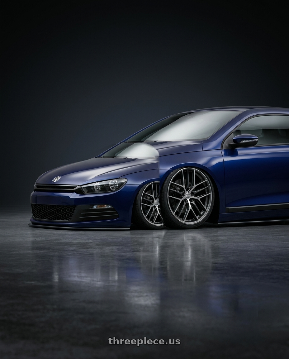 2011 Volkswagen Scirocco 20 with BBS CC-R 5x120 19x9.0+26 Graphite w/ Diamond Cut Face wheels