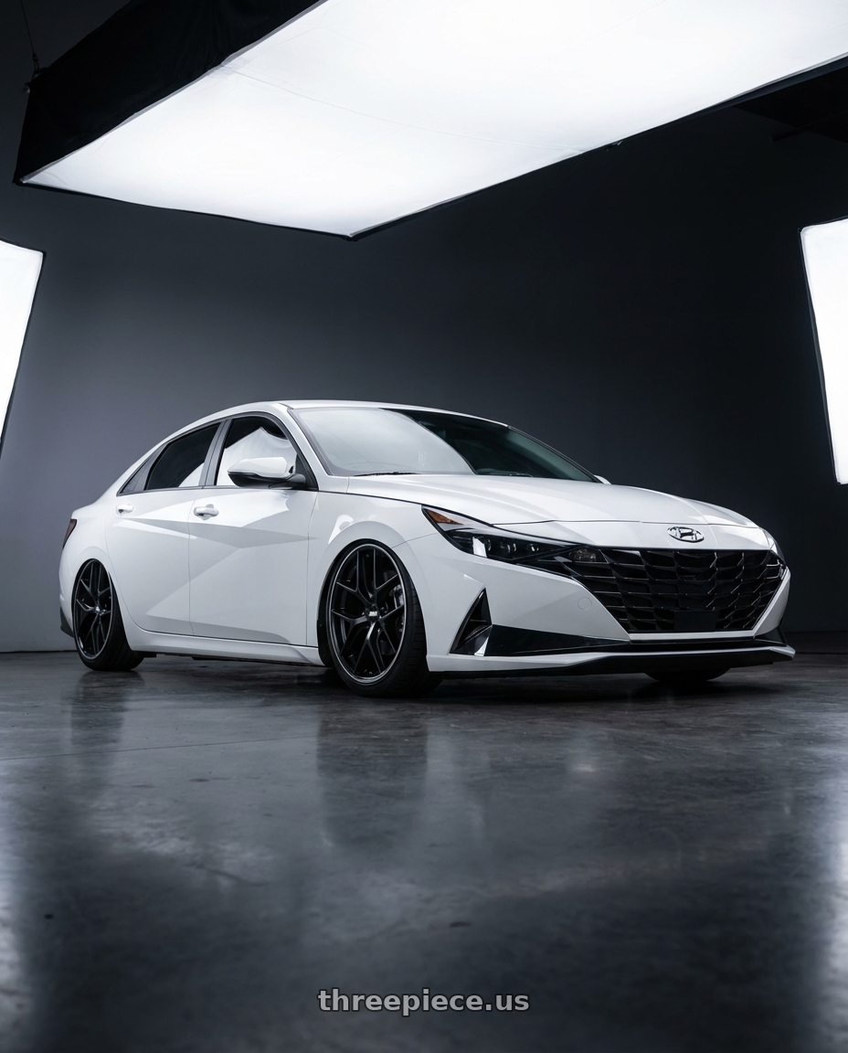 2024 Hyundai Elantra N with BBS CC-R 5x114.3 19x8.5+30 Satin Black wheels