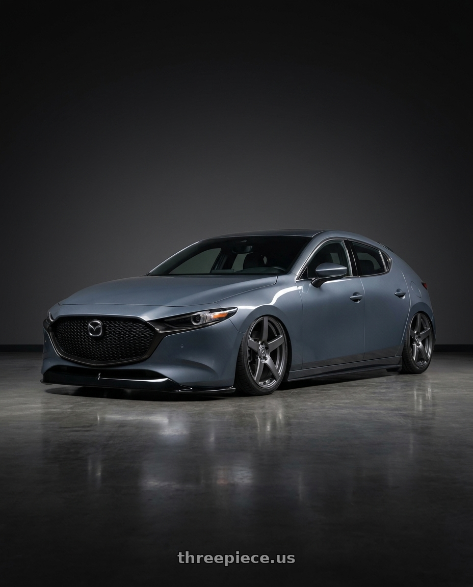 2023 Mazda Mazda3 Turbo with Forgestar CF5 5x114.3 18x10 +42 Gloss Anthracite wheels